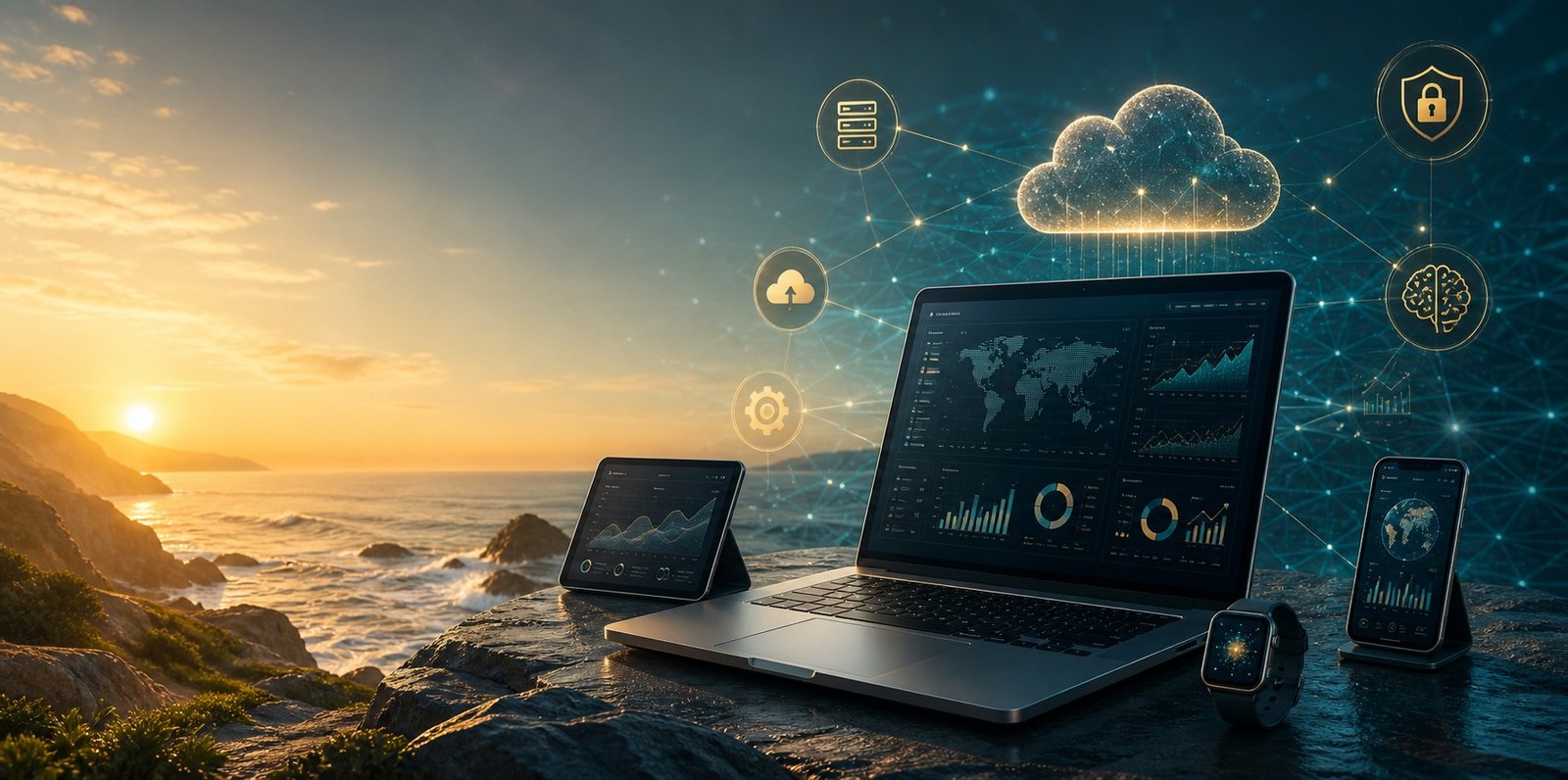 Cloud, data and device platforms supported by Lexvora IT consulting